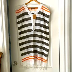 Rose and Rose Mid length dress/bathing suit cover up Size M